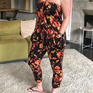 Strapless jumpsuit